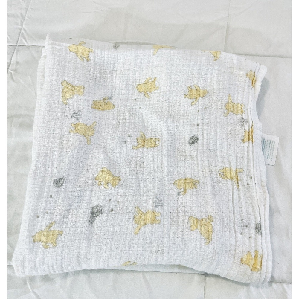 Disney Aden + Anais Winnie the Pooh Baby Blanket Muslin Swaddle